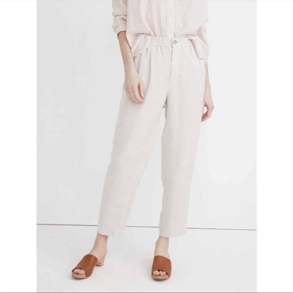 Madewell Linen Blend Track Trousers